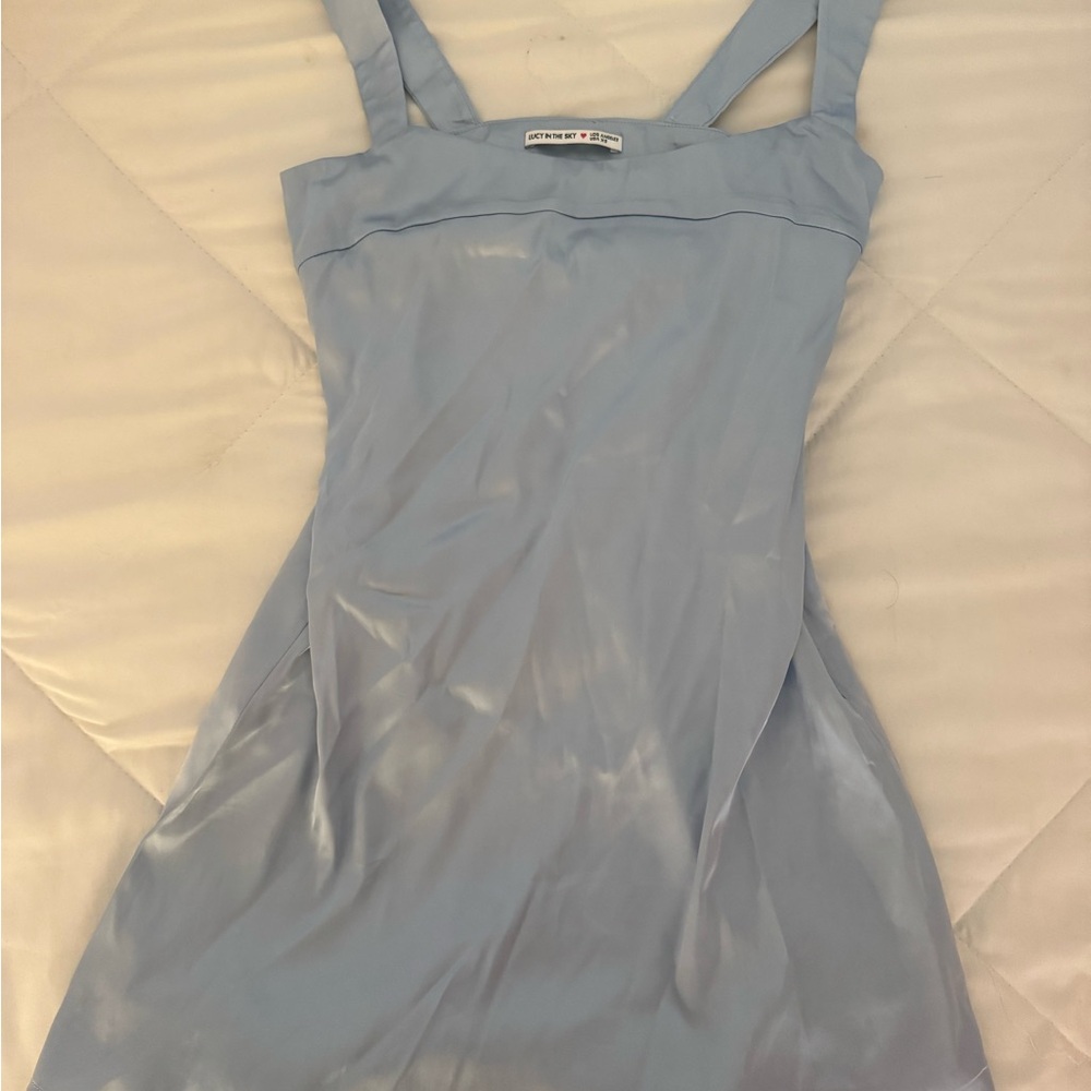 Lucy in the Sky Light Blue Mini Dress